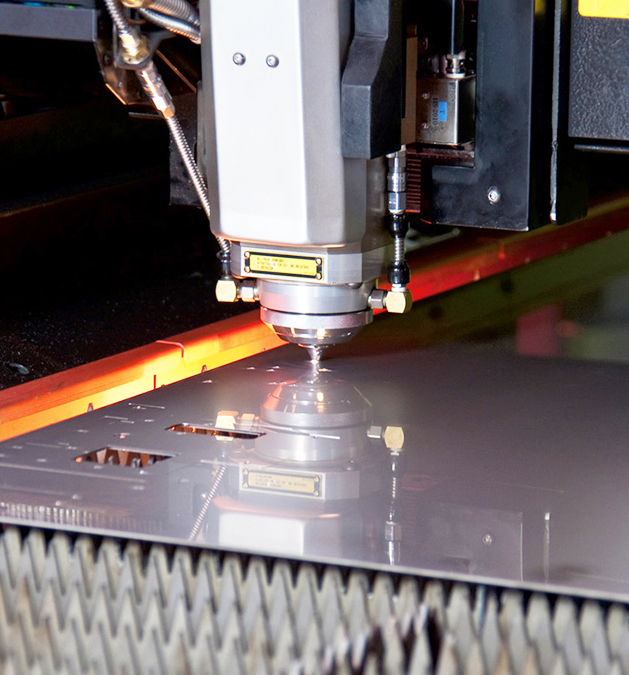 AMADA laser cutting machine at the FORM2000 factory in Melbourne