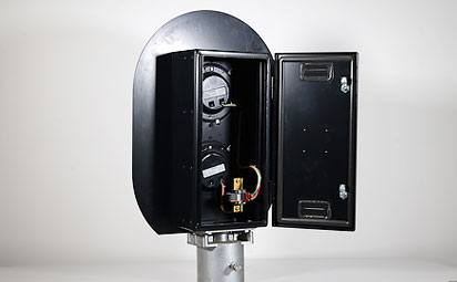 traffic signals with custom sheet metal enclosure