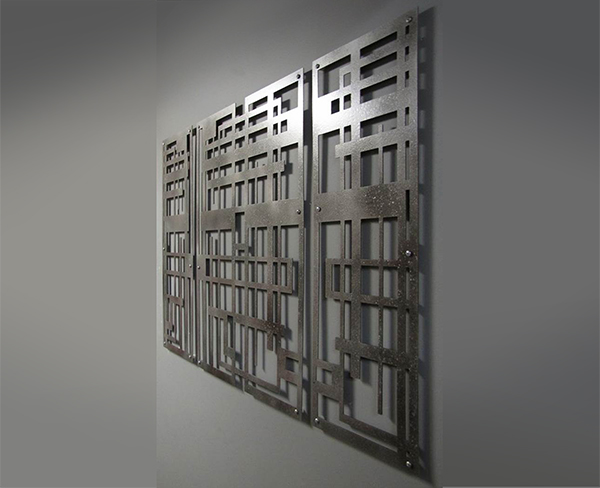 Laser cut decorative sheet metal cladding by FORM2000 in Melbourne