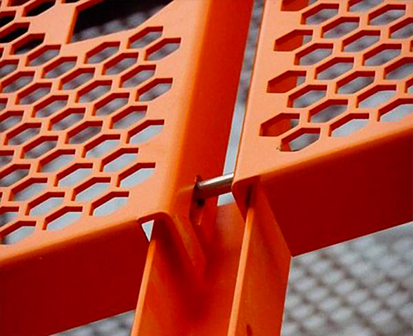 Laser cut and turret punched sheet metal exterior rail component manufactured by FORM2000